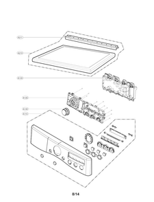 Part Location Diagram of AGL33609234 LG PANEL Assembly
