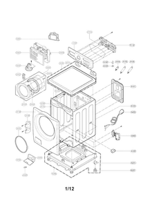 Part Location Diagram of 6871ER1003C LG PCB ASSEMBLY,MAIN