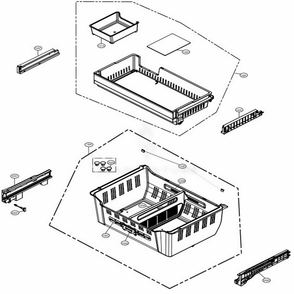 Part Location Diagram of AEC73317819 LG GUIDE ASSEMBLY,RAIL