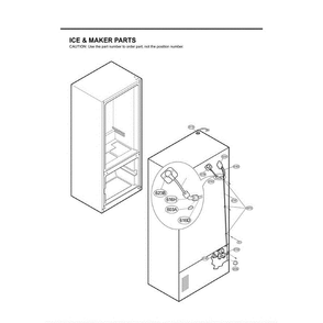 Section 2 Diagram and Parts List for LFX25980ST ASTCLGA LG Refrigerator