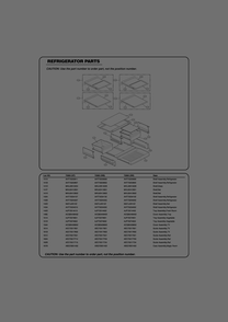 Refrigerator Parts Diagram and Parts List for GR-J318LSTP ASTCSE5 LG Refrigerator
