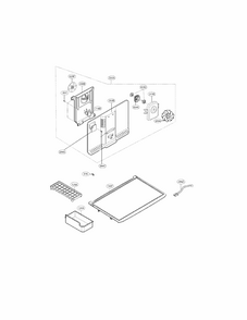 Freezer Parats Diagram and Parts List for 79568009210  Kenmore Refrigerator