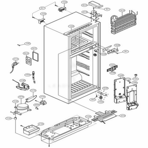 Part Location Diagram of 6600JB1005L LG SWITCH,PUSH BUTTON