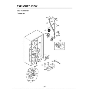 Section 4 Diagram and Parts List for LRSC21935TT ATICLGB LG Refrigerator