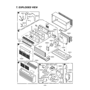 Part Location Diagram of 4790A20033A LG BARRIER,SINGLE