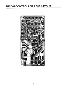 Pcb Layout Diagram and Parts List for MA-870MW  LG Microwave