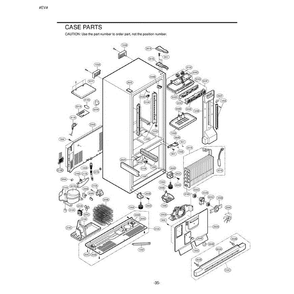 Section 3 Diagram and Parts List for LRBN20512SW ASWCLGA LG Refrigerator
