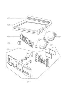 Part Location Diagram of EBR73682901 LG PCB ASSEMBLY