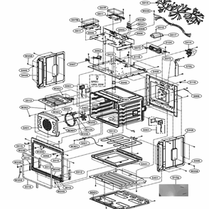 Part Location Diagram of EBR80108106 LG PCB ASSEMBLY,MAIN