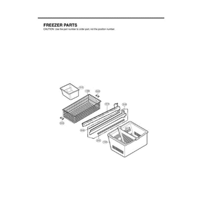 Section 5 Diagram and Parts List for LMX25981SW ASW3LGA LG Refrigerator
