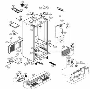 Part Location Diagram of ABQ76660201 LG CASE ASSEMBLY,LAMP
