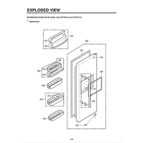 Section 5 Diagram and Parts List for LSC27991TT ATICLGA LG Refrigerator