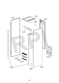 Diagram 3 Diagram and Parts List for S3CW  LG Steamer