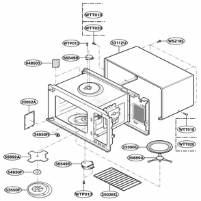 Part Location Diagram of 3112W0U028G LG CASE,U BENDING