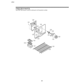 Section 4 Diagram and Parts List for LRTN19310BQ ABICLGA LG Refrigerator
