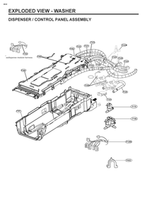Diagram 7 Diagram and Parts List for SWWE50W4 AEWEEUS LG Washer Dryer Combo