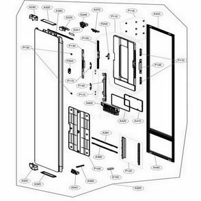 Main 4 Diagram and Parts List for S3WERB ALBEEUS LG Steamer