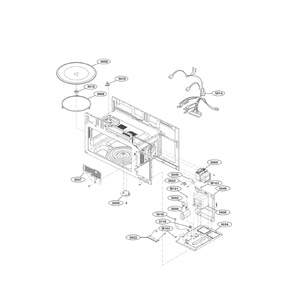 Part Location Diagram of EAD62686206 LG HARNESS,SINGLE