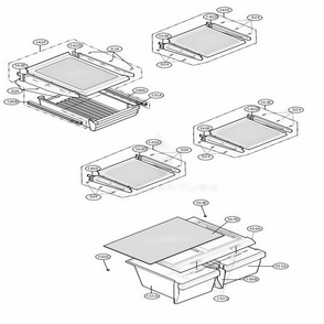 Refrigerator Parts Diagram and Parts List for 79379 AWBCSER LG Refrigerator