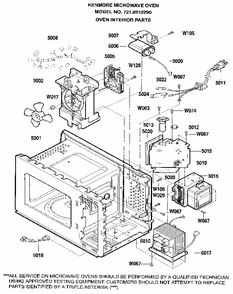 Part Location Diagram of 504905 LG Transformer