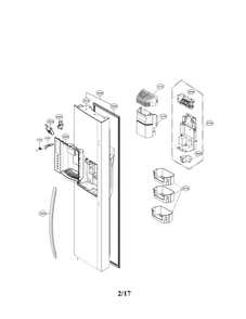 Part Location Diagram of ACQ87420613 LG COVER Assembly, DISPLAY