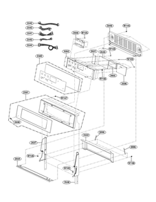 Controller Parts Diagram and Parts List for LDE3017SB 00 LG Range