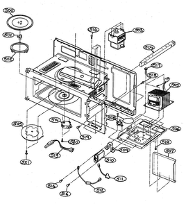 Part Location Diagram of 6170W1D003D LG Transformer,high voltage