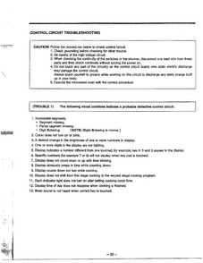 Information Page 10 Diagram and Parts List for 9247  LG Microwave