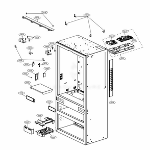 Part Location Diagram of MAZ66009804 LG BRACKET,HINGE