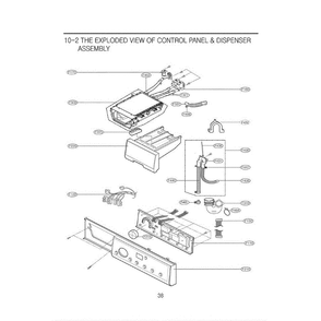 Part Location Diagram of 4738FR2065A LG Bellows
