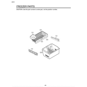 Section 2 Diagram and Parts List for LFC20760SB AWBCLGY LG Refrigerator