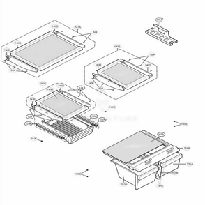 Refrigerator Parts Diagram and Parts List for 65209 AWBCSEA LG Refrigerator