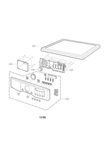 Part Location Diagram of 3721EL0004W LG PANEL ASSEMBLY,CONTROL