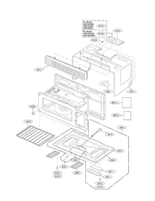 Part Location Diagram of 3530W0A047C LG GRILLE,VENT