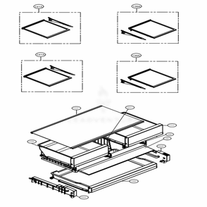 Refrigerator Parts Diagram and Parts List for LFXS26566S ASTCNA0 LG Refrigerator