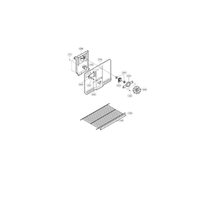 Freezer Diagram and Parts List for LRTC19314ST  LG Refrigerator