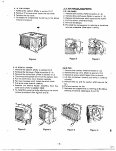 Disassembly Instructions Page 2 Diagram and Parts List for GA-1834FC  LG Air Conditioner