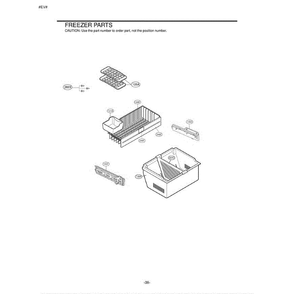Section 2 Diagram and Parts List for LDN22735ST ASTCLGZ LG Refrigerator