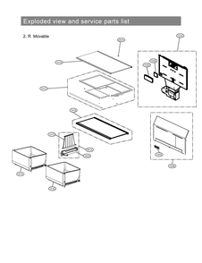 Diagram 2 Diagram and Parts List for LRMVC1803S ASTCNA0 LG Refrigerator