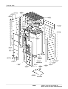 Diagram 2 Diagram and Parts List for ARUM140LTE6 EWGBLEU LG Air Conditioner
