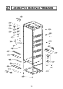 Part Number Diagram and Parts List for S5WBC ALWEEUS LG Steamer