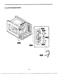 Complete Microwave Page 5 Diagram and Parts List for MA-682M  LG Microwave