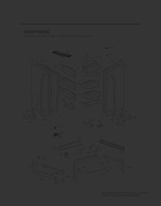 Door Parts Diagram and Parts List for GR-L268LSJM ASTCNA1 LG Refrigerator