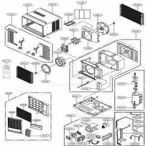 Part Location Diagram of ABQ74424404 LG CASE ASSEMBLY,CONTROL