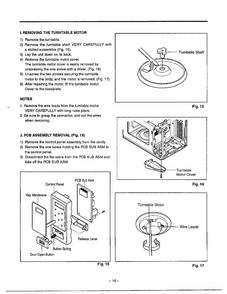 Disassembly/parts Replacement Page 3 Diagram and Parts List for MA-682M  LG Microwave
