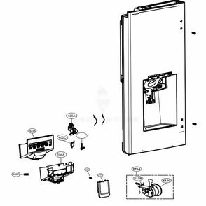 Part Location Diagram of EBR83227508 LG PCB ASSEMBLY,RF