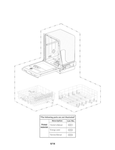 Exploded View Parts Diagram and Parts List for LDS5774ST  LG Dishwasher