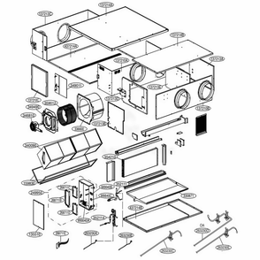 Part Location Diagram of 4901A20002A LG DAMPER ASSEMBLY