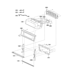 Controller Diagram and Parts List for LDG3037ST 00 LG Range