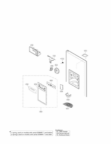 Part Location Diagram of MCR62192409 LG DECOR,CONTROL